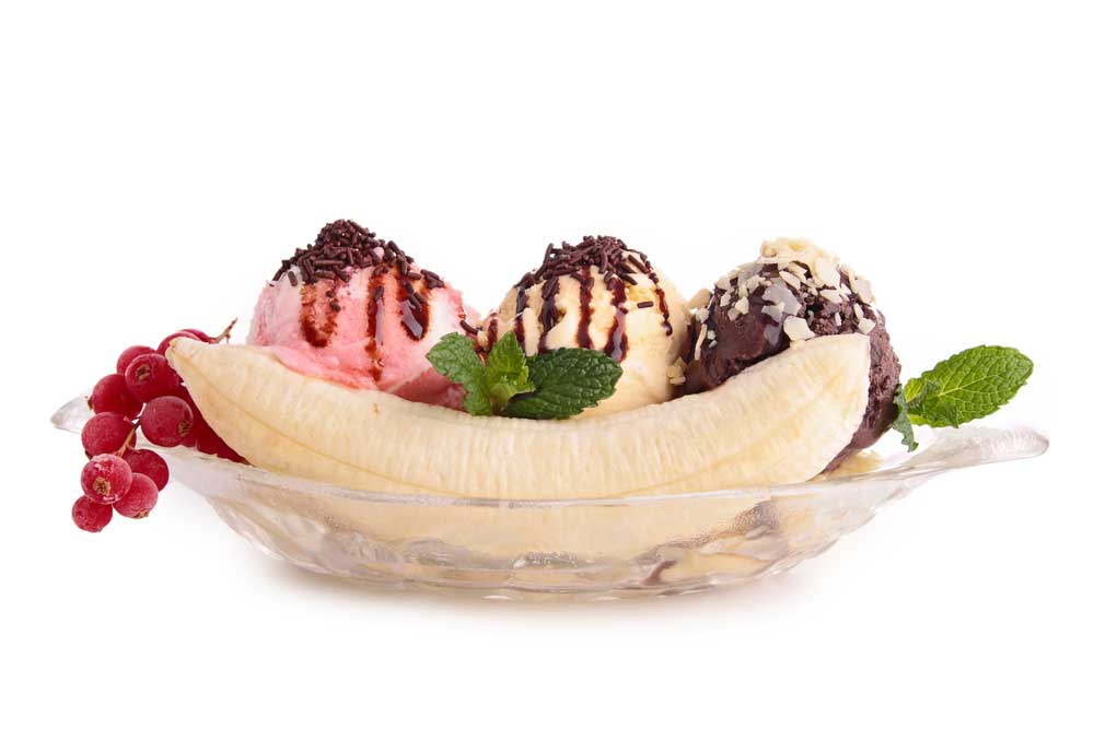 picture of banana split