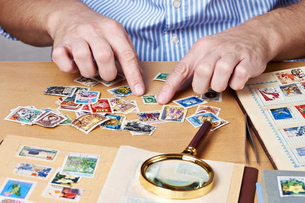 picture of philatelist